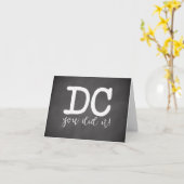 カイロプラクティック卒業カード、DC卒業カード カード (黄色い花)