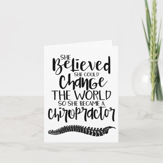 カイロプラクティック卒業カードDC卒業カード カード (正面)