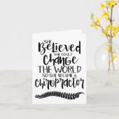 カイロプラクティック卒業カードDC卒業カード カード (黄色い花)