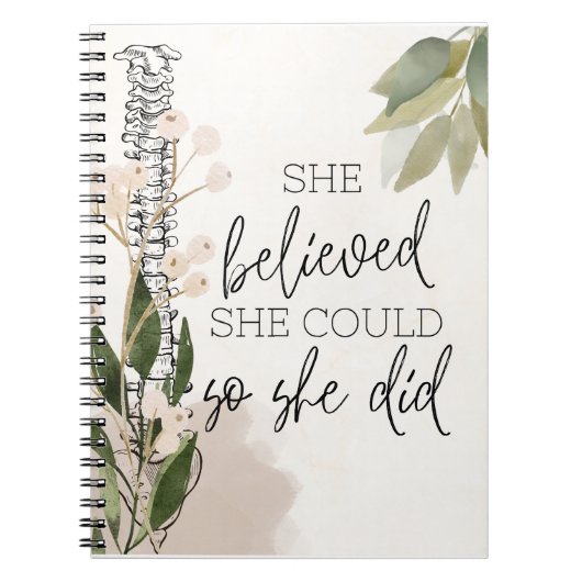 カイロプラクティック卒業ギフトカイロプラクティック ノートブック (正面)