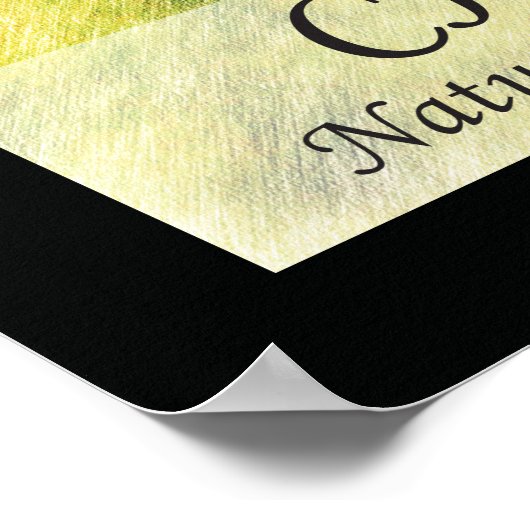 カイロプラクティック引用文とことわざ自然ポスター ポスター (角)