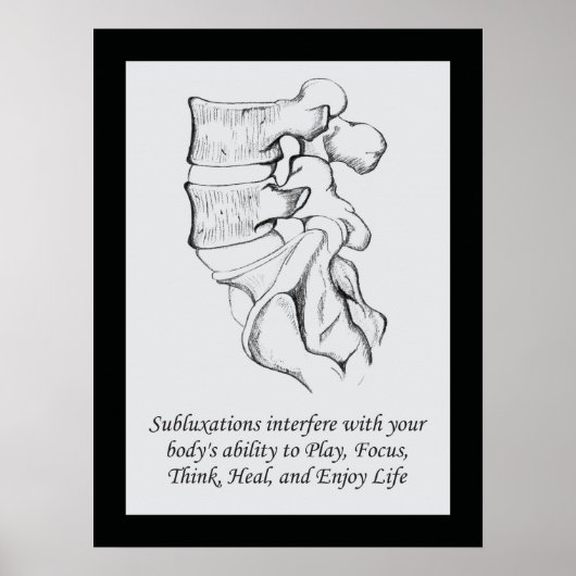 カイロプラクティック引用文ポスター ポスター (正面)