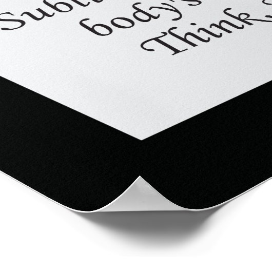 カイロプラクティック引用文ポスター ポスター (角)