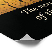 カイロプラクティック引用文神経系ポスター ポスター (角)