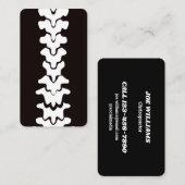 カイロプラクティック手動セラピスト 名刺 (正面/裏面)