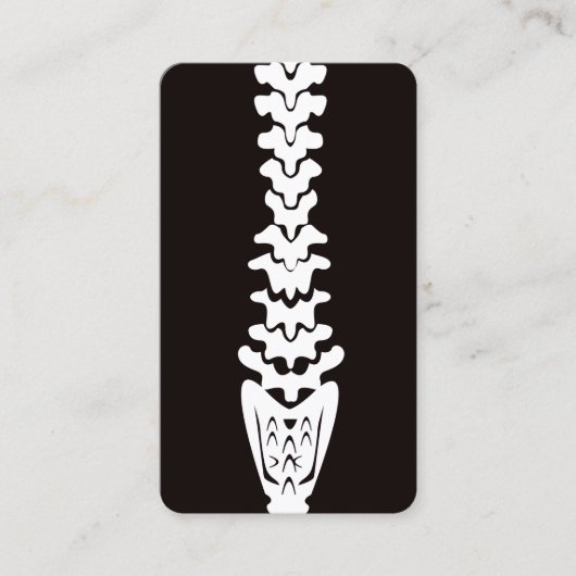 カイロプラクティック手動セラピスト 名刺 (正面)