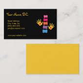 カイロプラクティック手及び脊柱の名刺 名刺 (正面/裏面)