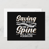 カイロプラクティック救ズザワールドスパインカイロプラクター ポストカード (正面/裏面)