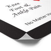 カイロプラクティック気にハート脊椎の利点 ポスター (角)