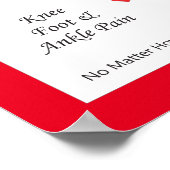 カイロプラクティック気にポスタのカスタマイズ利益 ポスター (角)