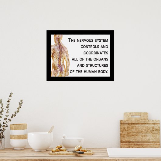 カイロプラクティック神経引用文ポスタカスタマイズー ポスター (キッチン)