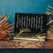 カイロプラクティック神経系引用文イーゼル フォトプラーク (側面)