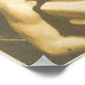 カイロプラクティック脊椎調整ヴィンテージプリント ポスター (角)