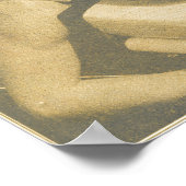 カイロプラクティック脊椎調整ヴィンテージプリント ポスター (角)