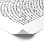 カイロプラクティック腰椎アートプリント ポスター (角)