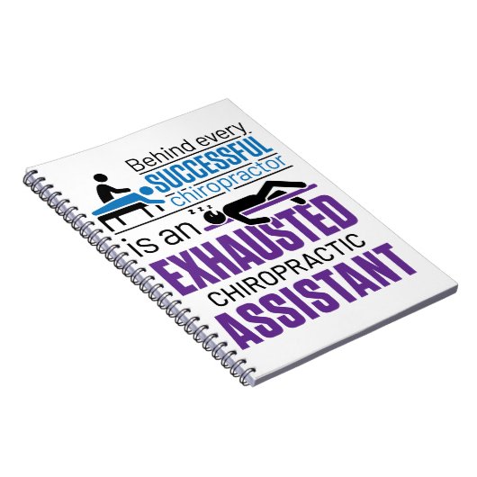 カイロプラクティック補助カイロプラクターおもしろいことわざ ノートブック (右側)