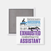 カイロプラクティック補助カイロプラクターおもしろいことわざ マグネット (正面/裏面)