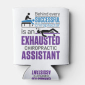 カイロプラクティック補助カイロプラクターおもしろいことわざ 缶クーラー (裏面)