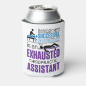 カイロプラクティック補助カイロプラクターおもしろいことわざ 缶クーラー (缶裏面)