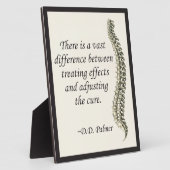 カイロプラクティック調整ザキュアイーゼル フォトプラーク (側面)