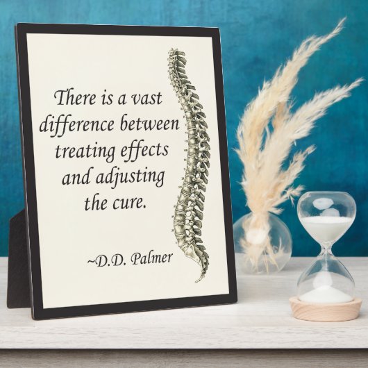 カイロプラクティック調整ザキュアイーゼル フォトプラーク (側面)