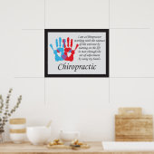 カイロプラクティック調整引用文ことわざ ポスター (キッチン)