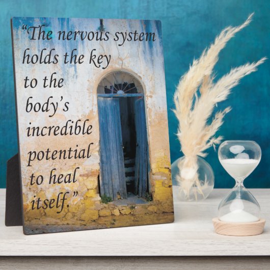 カイロプラクティック鍵からヘルスイーゼル フォトプラーク (側面)