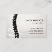 カイロプラクティック鍼治療スパインフローラアポイントメント 予約カード (正面)