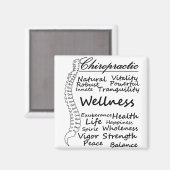 「カイロプラクティック」の贈り物を言う多くのカイロプラクター マグネット (正面/裏面)