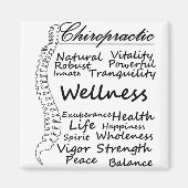 「カイロプラクティック」の贈り物を言う多くのカイロプラクター マグネット (正面)