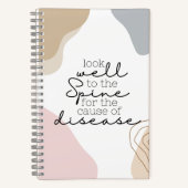 カイロプラクティック、カイロプラクター、カイロプラクティックノートブック ノートブック (正面)