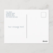 カイロプラクティック、カイロプラクター、カイロプラクティック ポストカード (裏面)