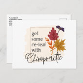 カイロプラクティック、カイロプラクター、カイロプラクティック ポストカード (正面/裏面)