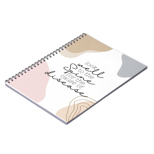 カイロプラクティック、カイロプラクター、フォトノートブック ノートブック (左側)