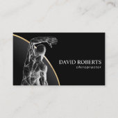 カイロプラクティック カイロプラクター 脊椎 調整 治療師 名刺 (正面)