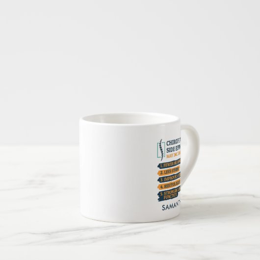 カイロプラクティックSide Effectsの同僚の名前 エスプレッソカップ (正面右)