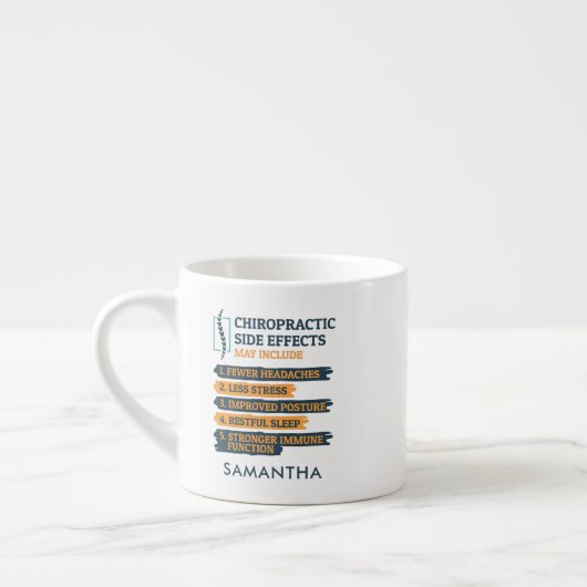 カイロプラクティックSide Effectsの同僚の名前 エスプレッソカップ (左)