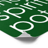 カイロプラクティックWordコラージュのポスター ポスター (角)