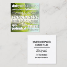 カイロプラクティックWordコラージュカイロプラクター