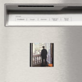 カイロボッテ – 若い男が窓から マグネット (インサイチュ (食洗機))