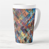 カイロメトロ – ハッピーバースデー カフェラテマグ (右アングル)