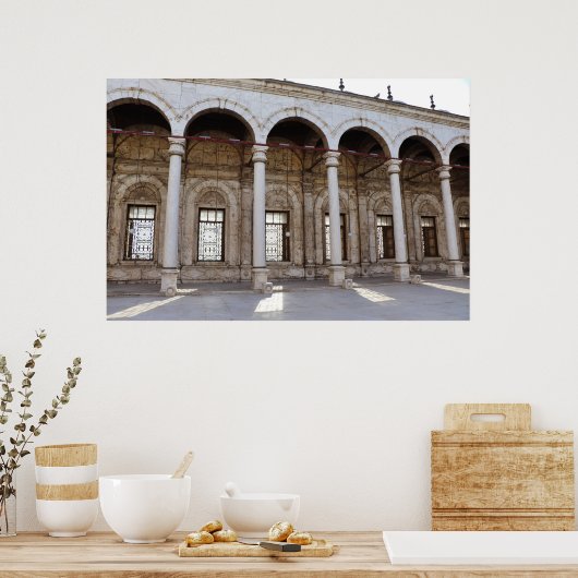 カイロモスクの窓 ポスター (キッチン)