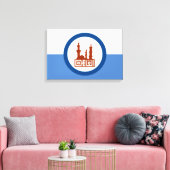 カイロ市国旗（エジプト） キャンバスプリント (インサイチュ (リビング))