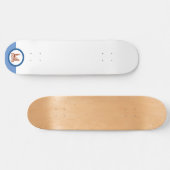 カイロ市国旗（エジプト） スケートボード (横)