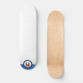 カイロ市国旗（エジプト） スケートボード (正面)