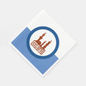 カイロ市国旗（エジプト） スタンダードランチョンナプキン (角)