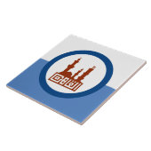 カイロ市国旗（エジプト） タイル (側面)