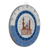 カイロ市国旗（エジプト） ダーツボード (正面左)