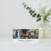 カイロ市場，エジプト，旅行代理店の名刺 名刺 (スタンド正面)