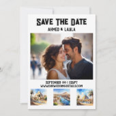 カイロ結婚の3つのフォトウォーターカラーのアトラクション セーブザデート (正面)